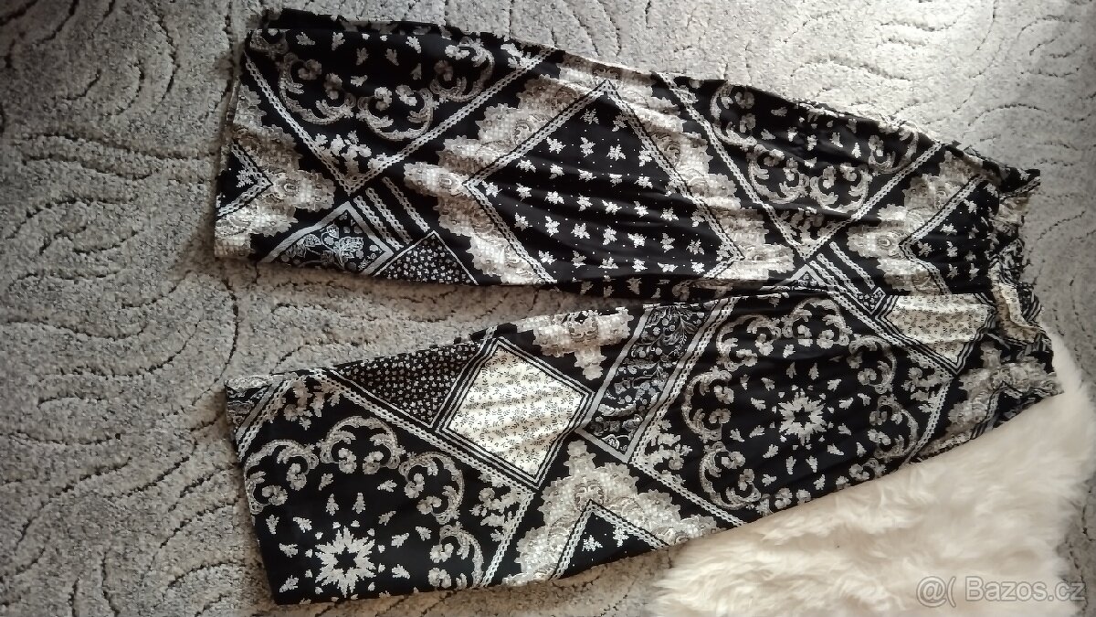 Kalhoty v pase na gumu