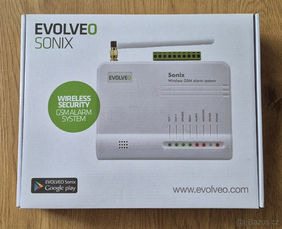 EVOLVEO Sonix, bezdrátový GSM alarm s příslušenstvím