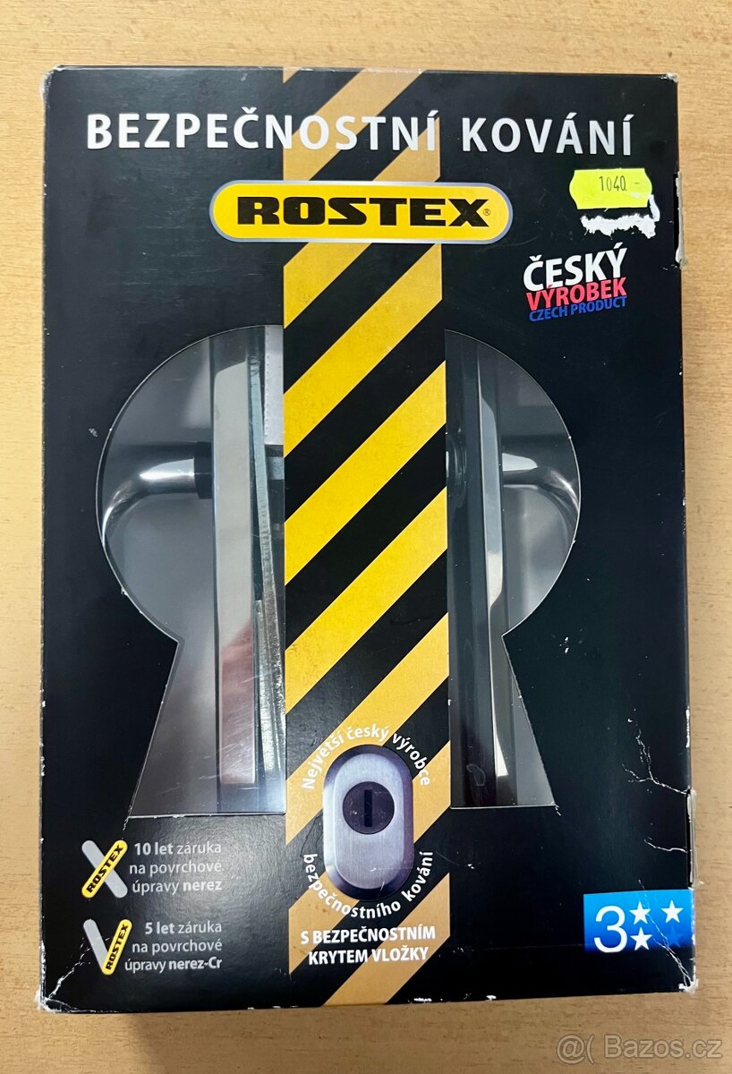 Rostex bezpečnostní kování - nové