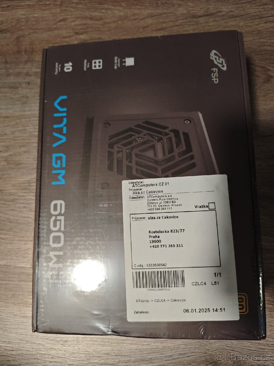 Nový zabalený modulární zdroj FSP VITA GM 650W