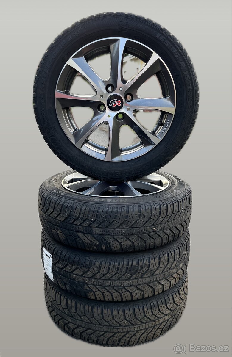 Alu kola 4x100 R15 VW UP Škoda Citigo Seat Mii