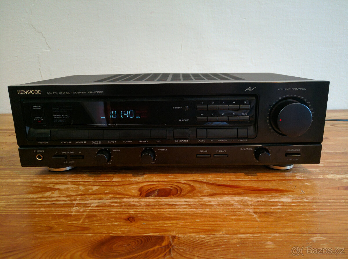 Receiver Kenwood KR-A5020, 2 x 60W/8Ω-16Ω RMS