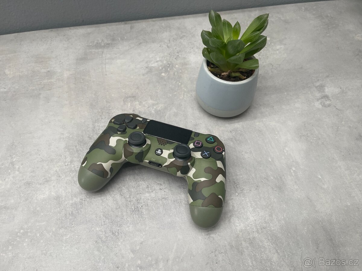 PS4 Dualshock 4 - Green Camo