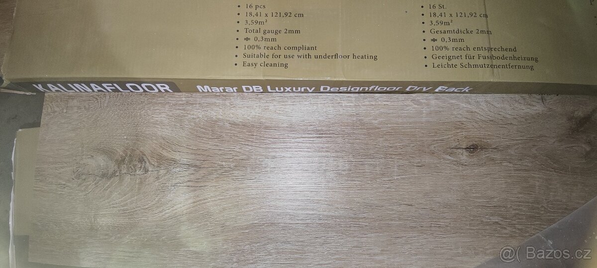 Podlahová krytina vinylová lepená, vinyl