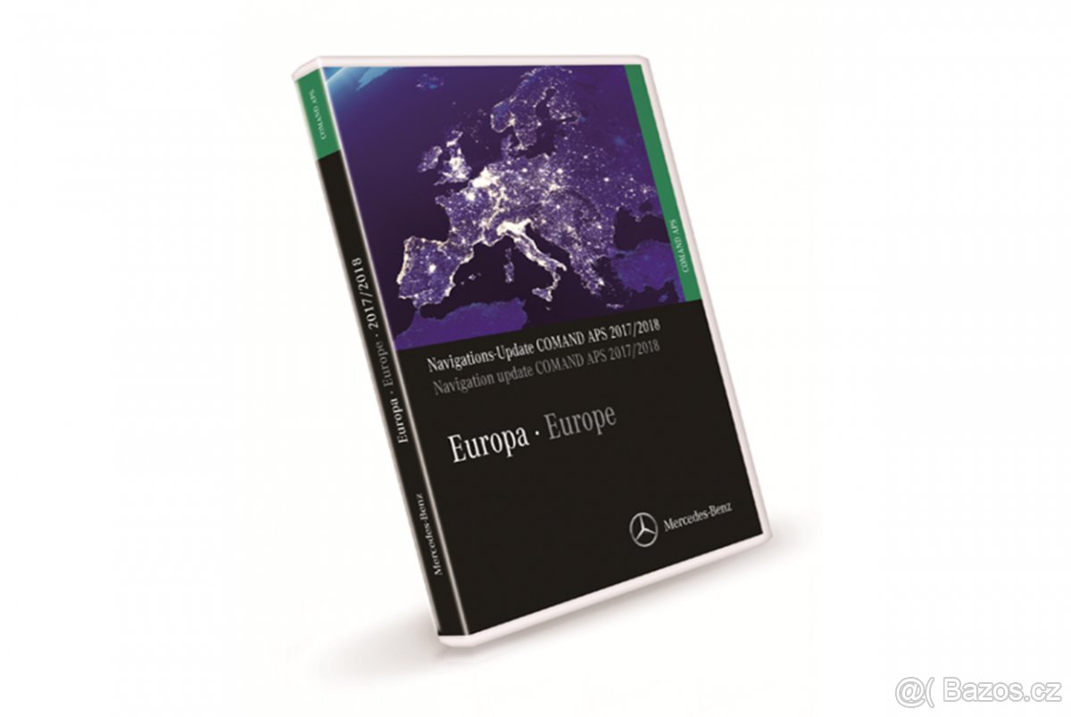AKTUALIZACE MAP MERCEDES NTG1 DVD COMMAND EVROPA 2018 - 2019