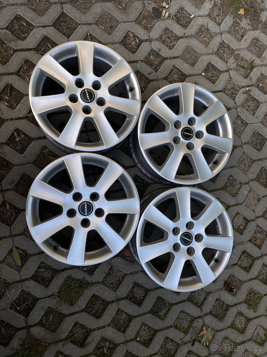 Alu kola Borbet 5x114,3, R16, ET40, 7J