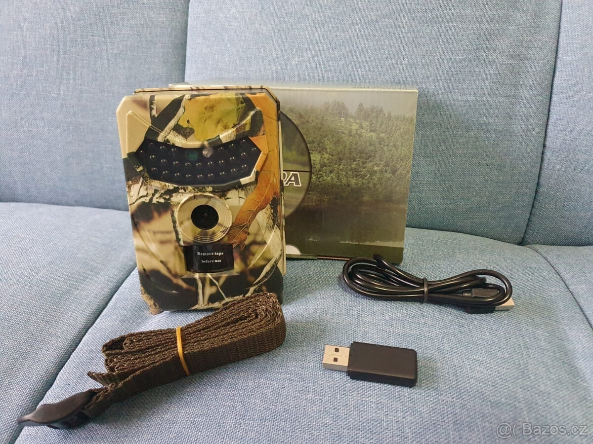 Prodám novou fotopast PR-100 s IR přísvitem a krytím IP54.