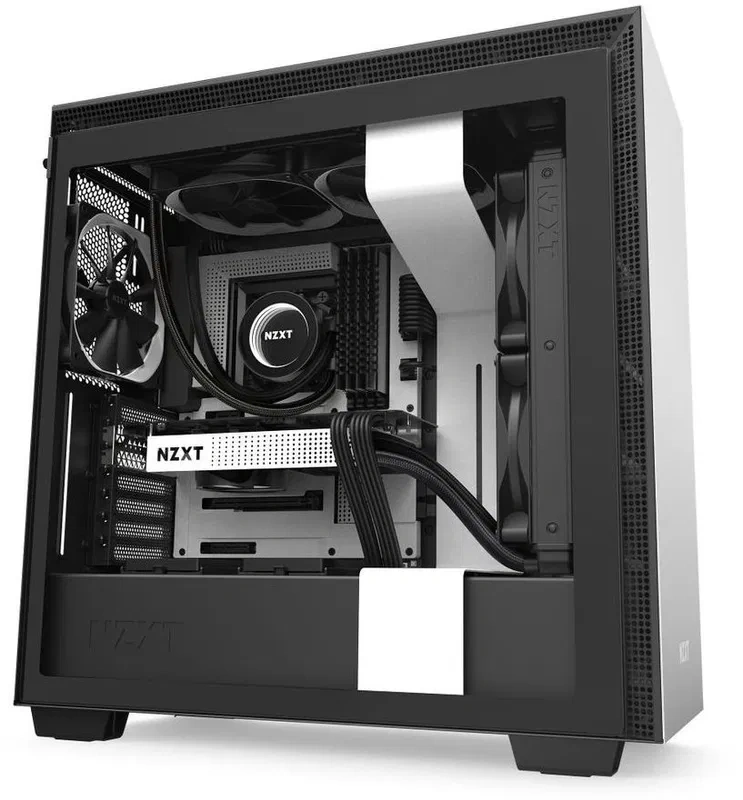 PC skříň NZXT H710 Matte White Case