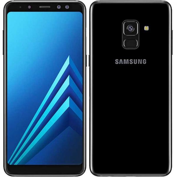 Samsung Galaxy A8 DualSIM Black + 2x NOVÉ tvrzené sklo