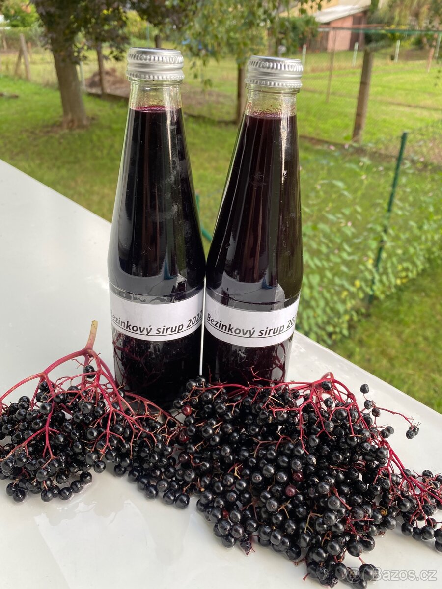 Bezinkový sladký sirup