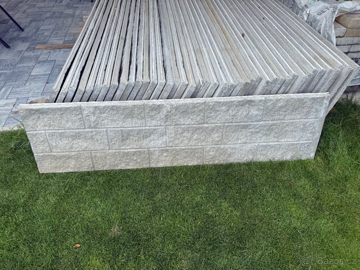 Betonový plot 20m2