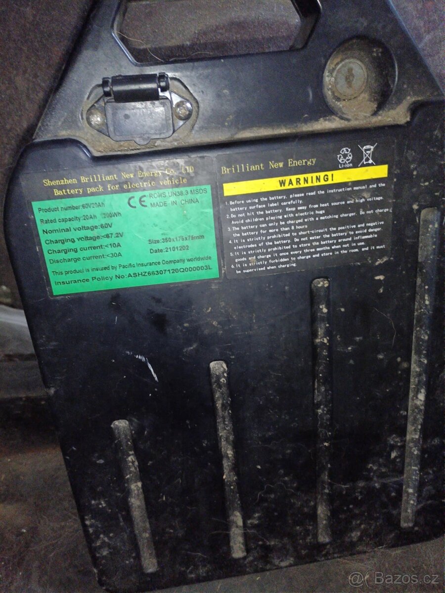 Baterie pro elektrický skútr 60V 20Ah