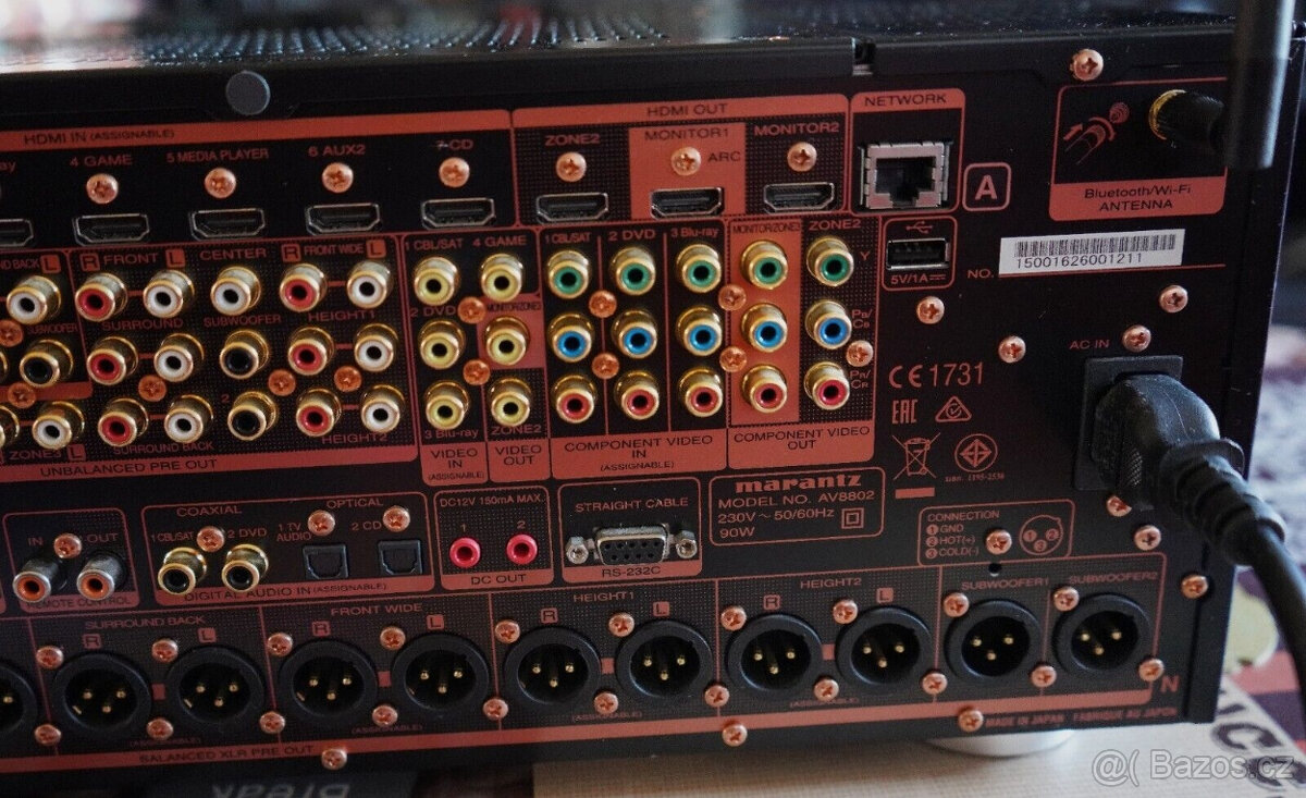 MARANTZ AV8802A, referenční předzesilovač pro high-end prost