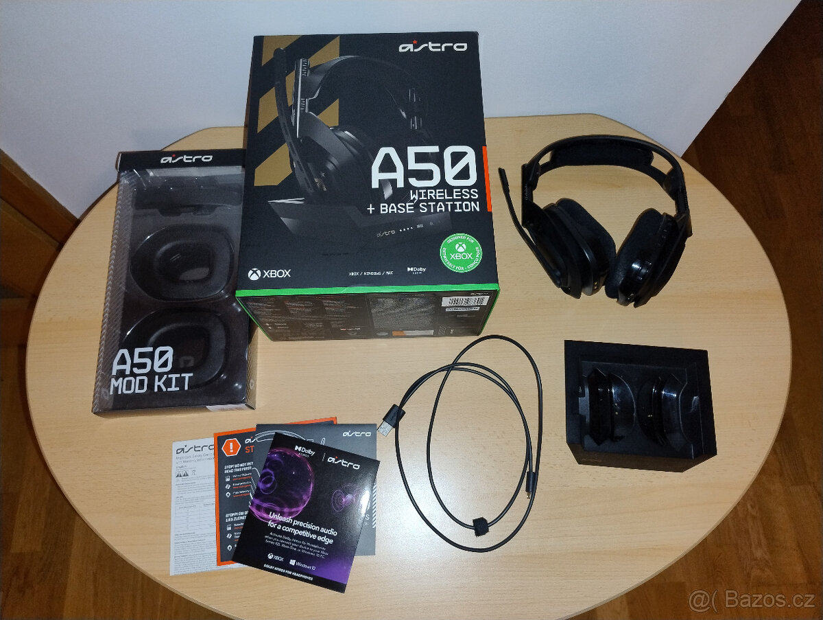 Astro A50 Wireless Gaming headset (Xbox, PC) + Mod Kit