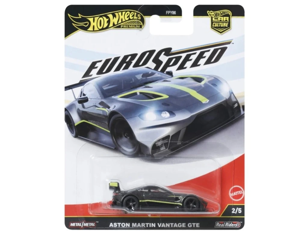 Hot Wheels Premium - Aston Martin Vantage GTE - NOVÉ