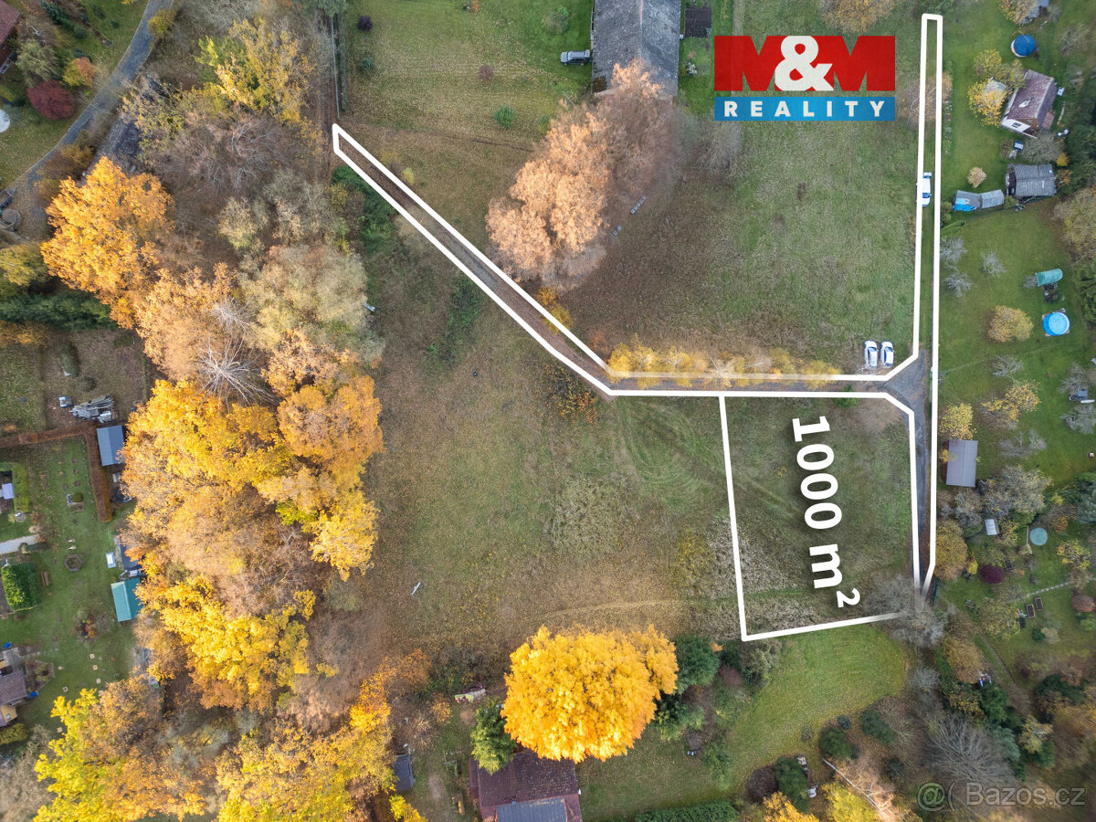 Prodej pozemku k bydlení, 1000 m², Vlašim
