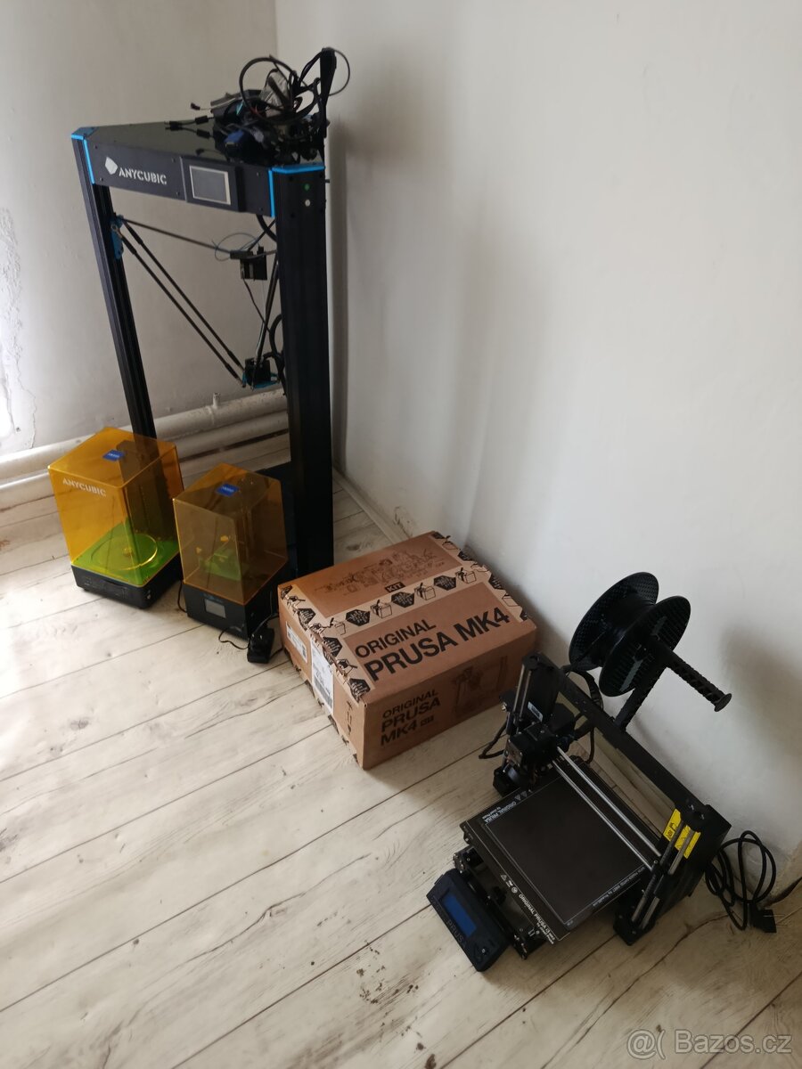 Prodám 3D tiskárny+příslušenství