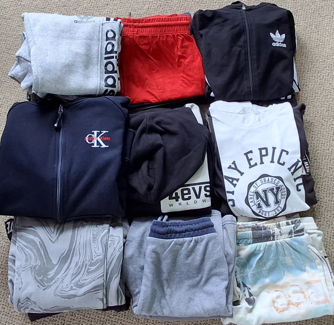 Tepláková souprava chlapecká,tepláky Adidas, H&M,158,164,170