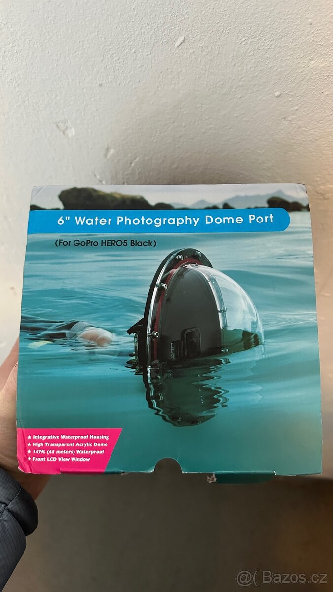 Dome port podvodní pro GoPro Hero 5