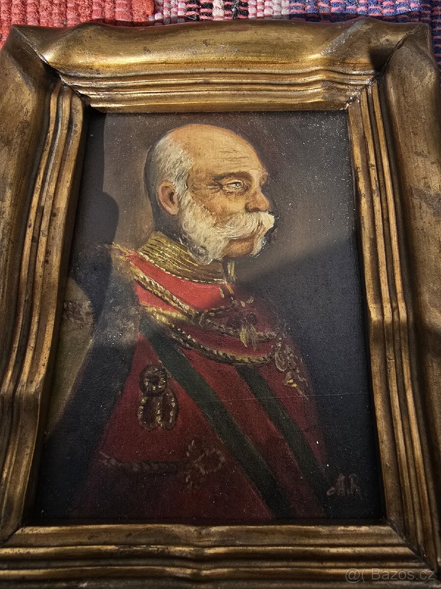 FRANTIŠEK JOSEF- OBRAZ MALBA PORTRÉT