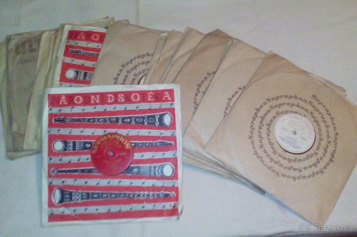 gramofonové desky Supraphon, pro starý gramofon