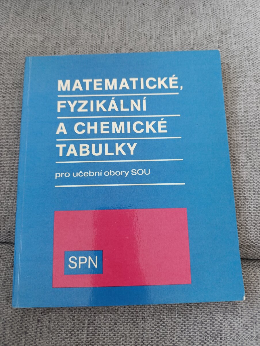 Matematické fyzikální a chemické tabulky pro učební obory SO
