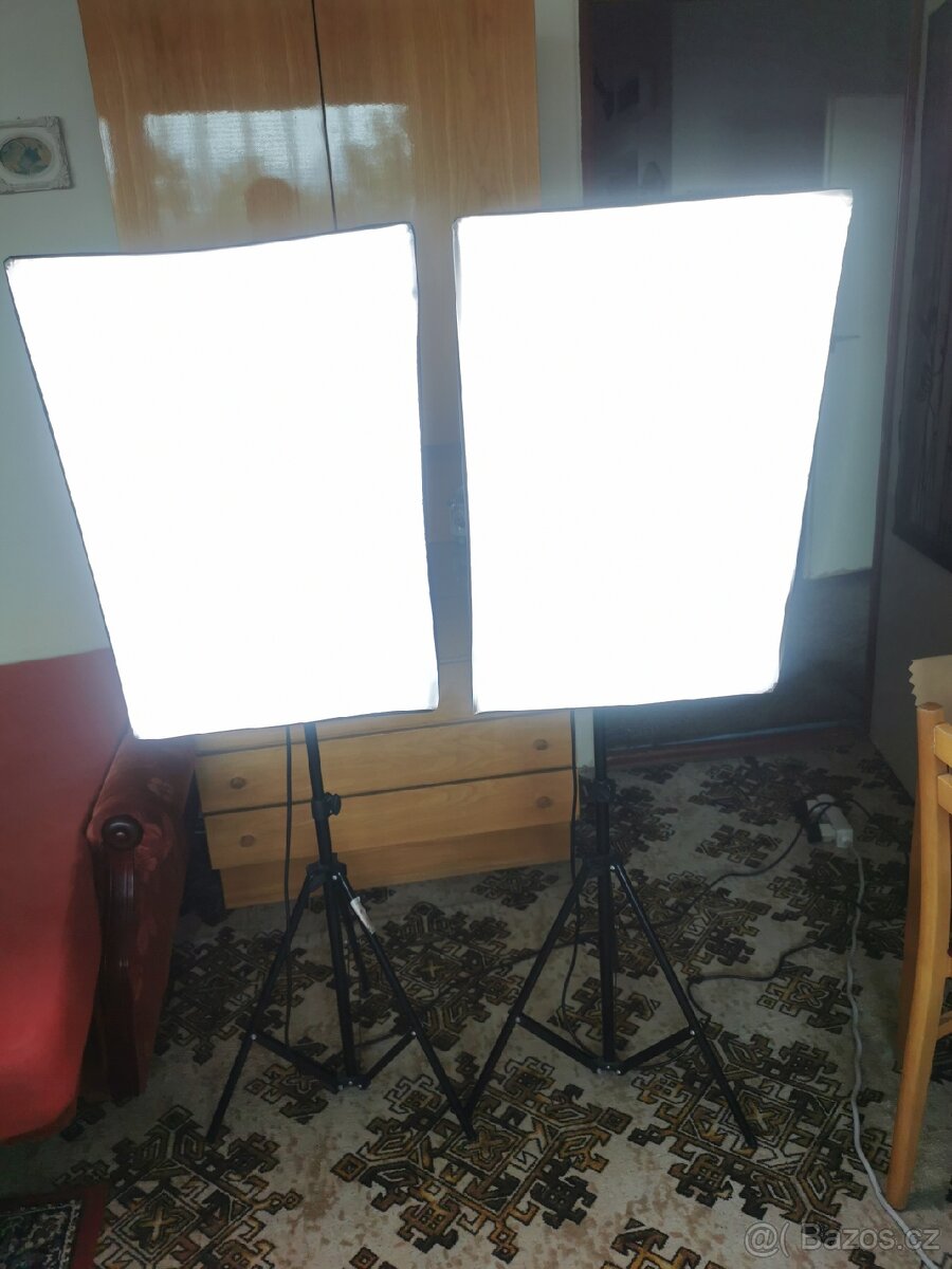 Softbox set studiovych svetel 2ks x 85W, 5400K