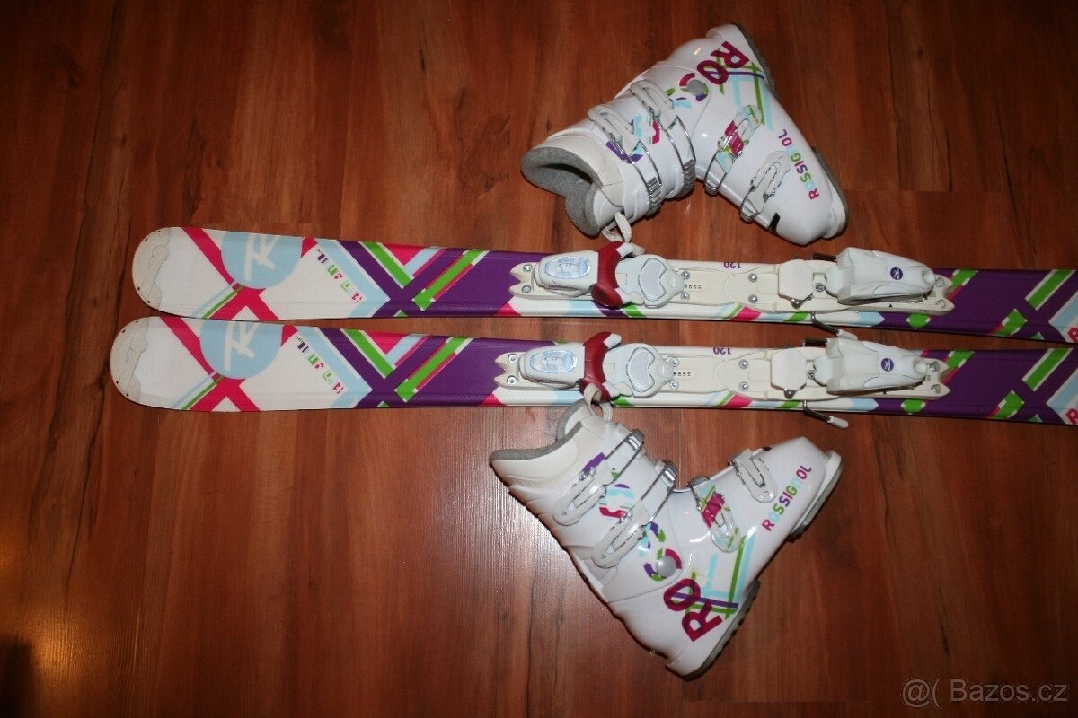 lyže Rossignol fun Girl 120 cm , lyžaky