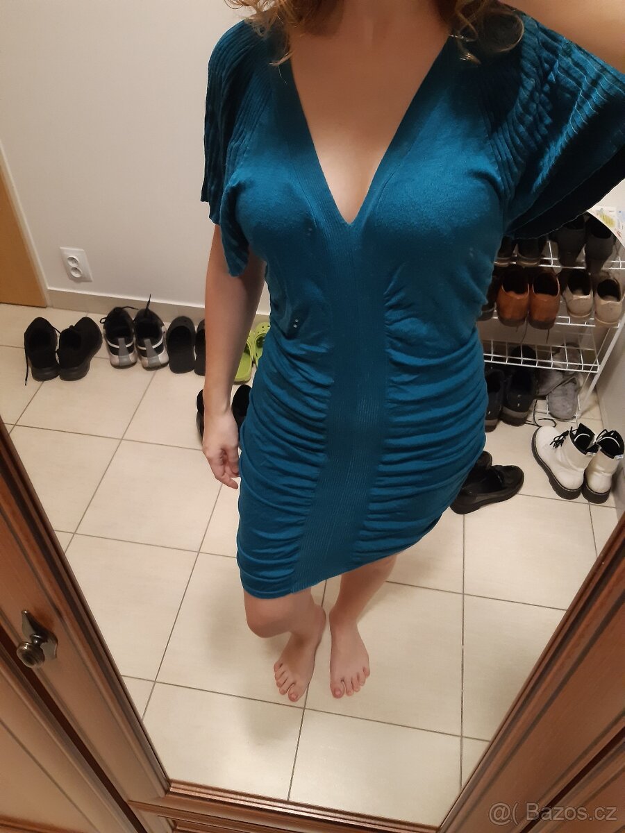 Modré večerní/párty šaty