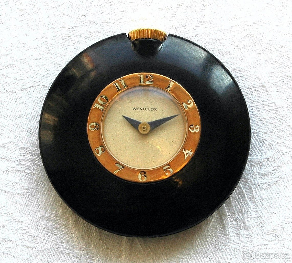 Westclox Handbag black bakelit 1933