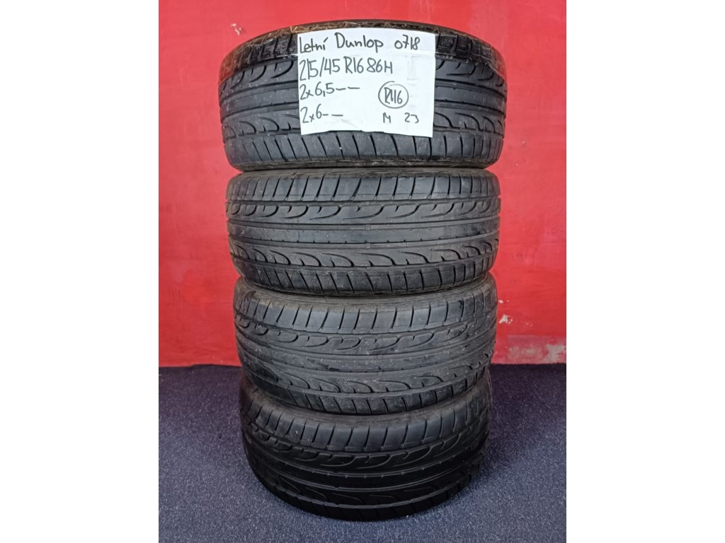 215/45 R16 86 H LETNÍ Dunlop SP Sport Maxx