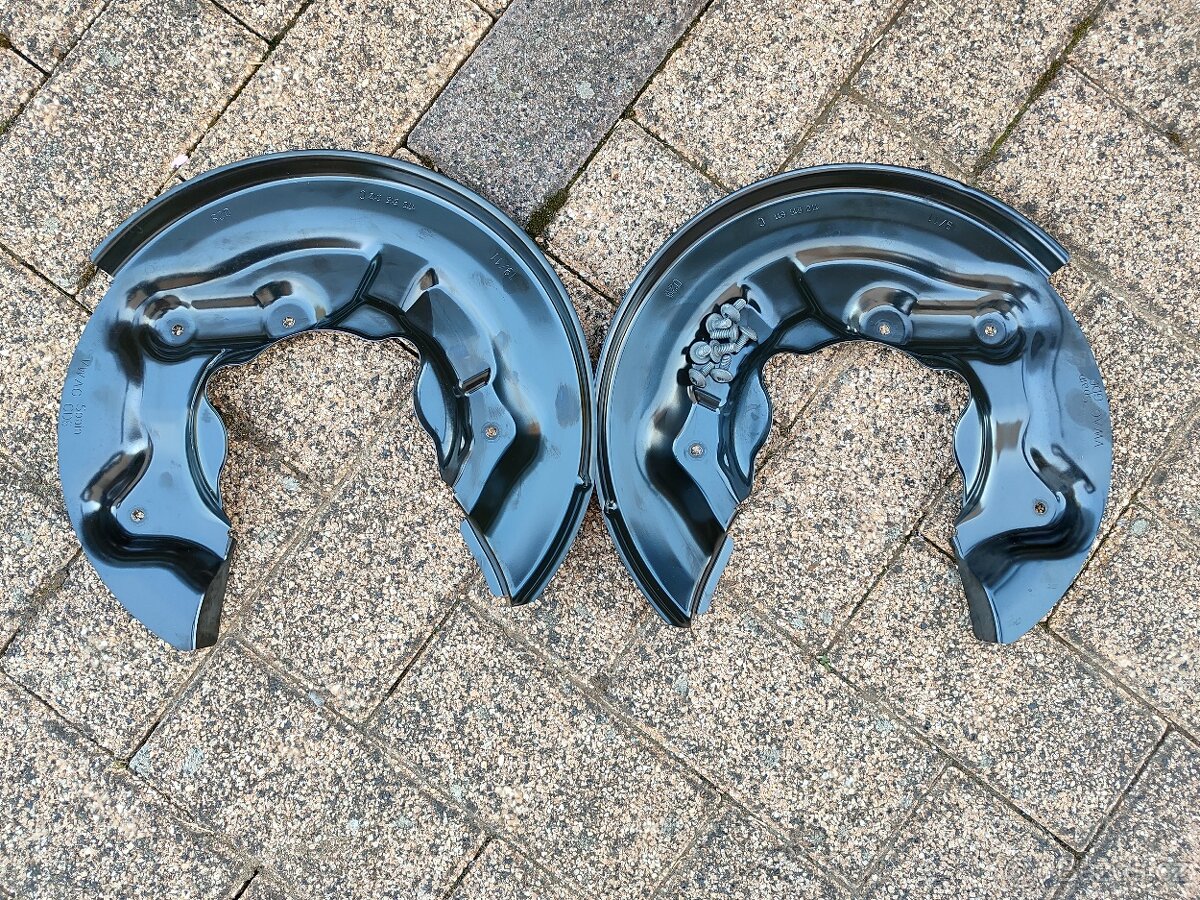 Nové zadní krycí plechy brzdových kotoučů pro VW Škoda Seat