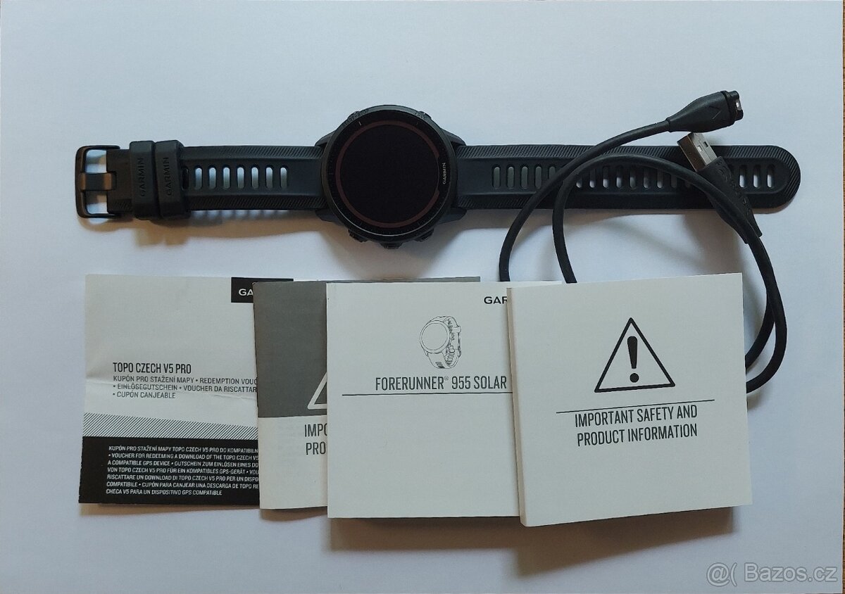 Garmin Forerunner 955 Solar (záruka do 11/2026)