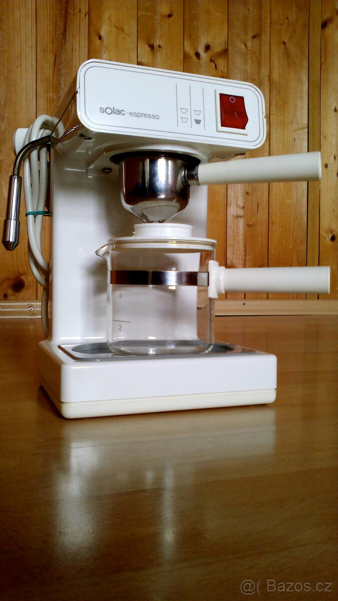 Espresso SOLAC - retro malý kávovar, starý víc jak 30 let
