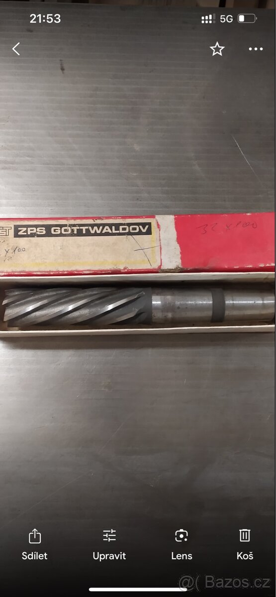 Stopková fréza 32x100