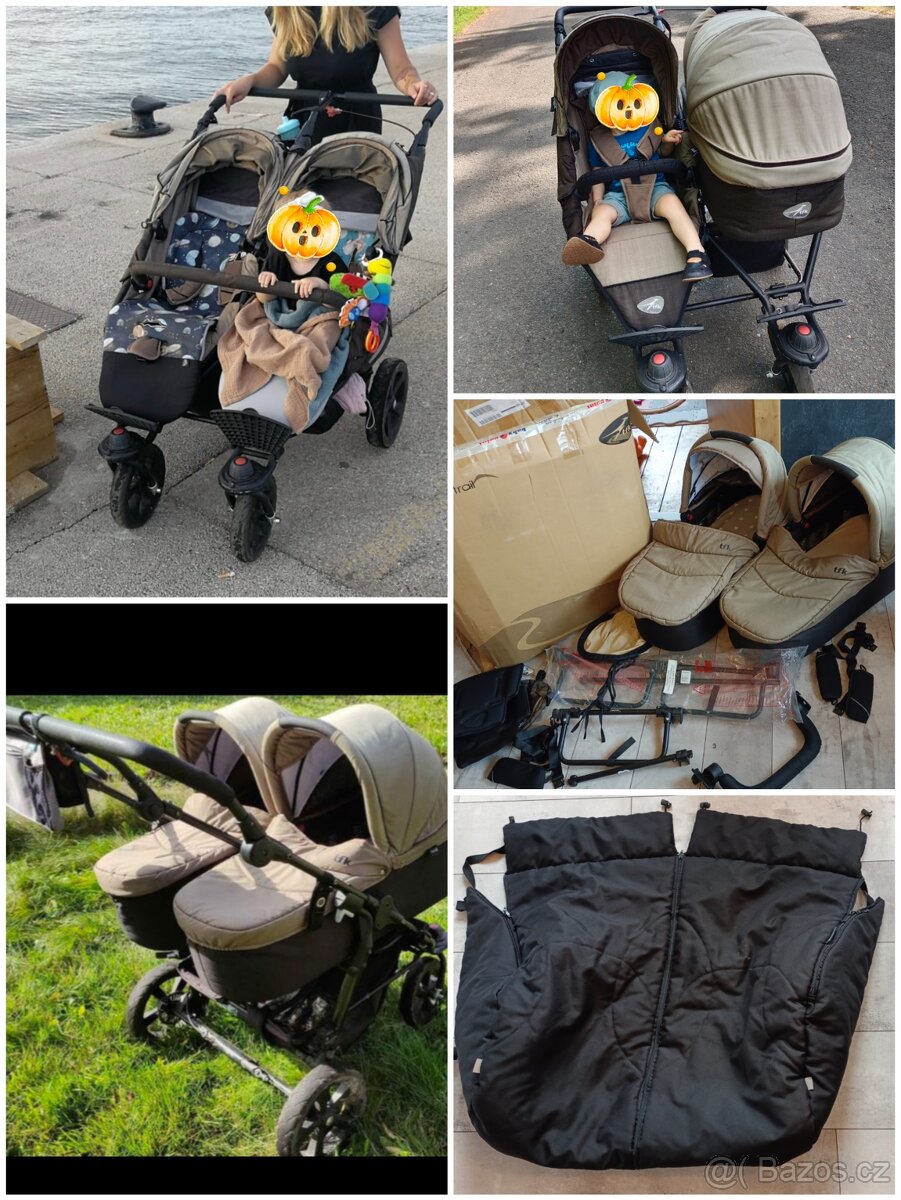 kočárek TFK Twin Adventure 2019 s kompletní výbavou