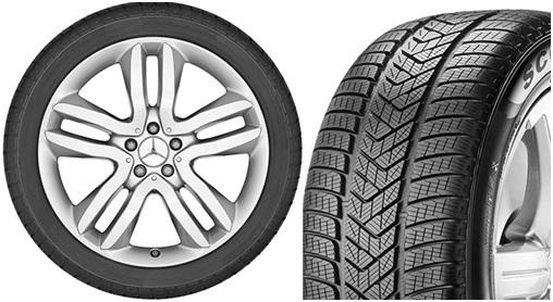 Sada zimních kol Mercedes GLS X166 GL W166