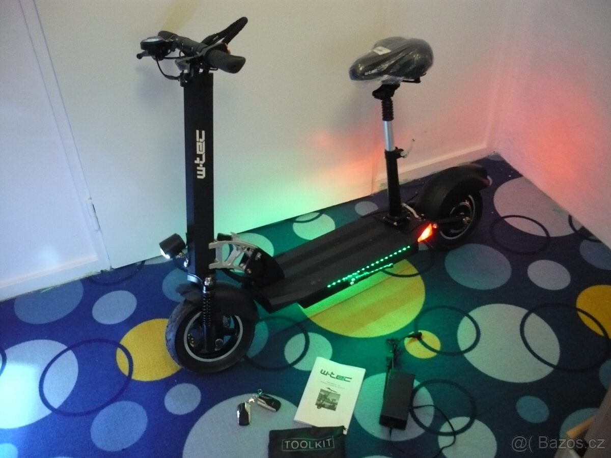 Elektrická koloběžka IN 23784 E-scooter W-TEC tendeal 10"