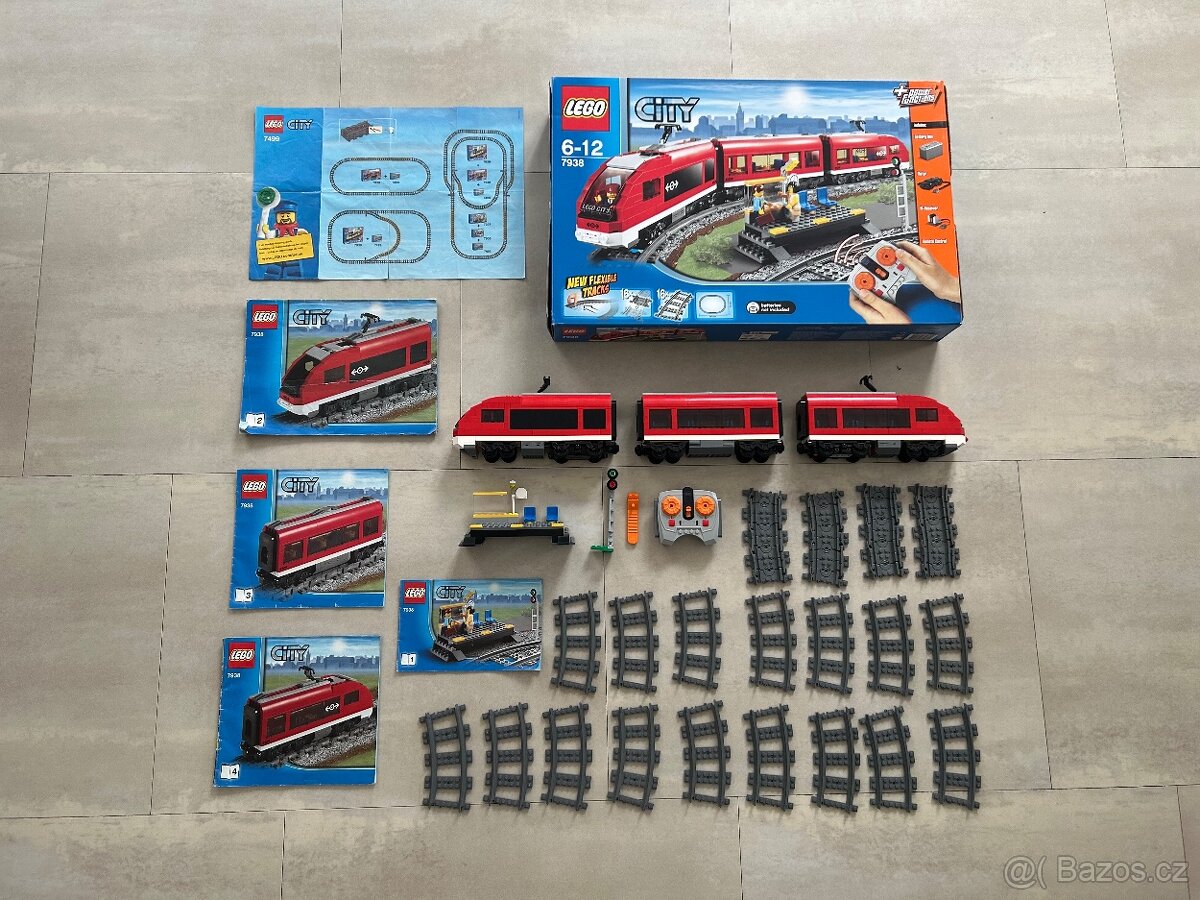LEGO City 7938 vysokorychlostní osobní vlak