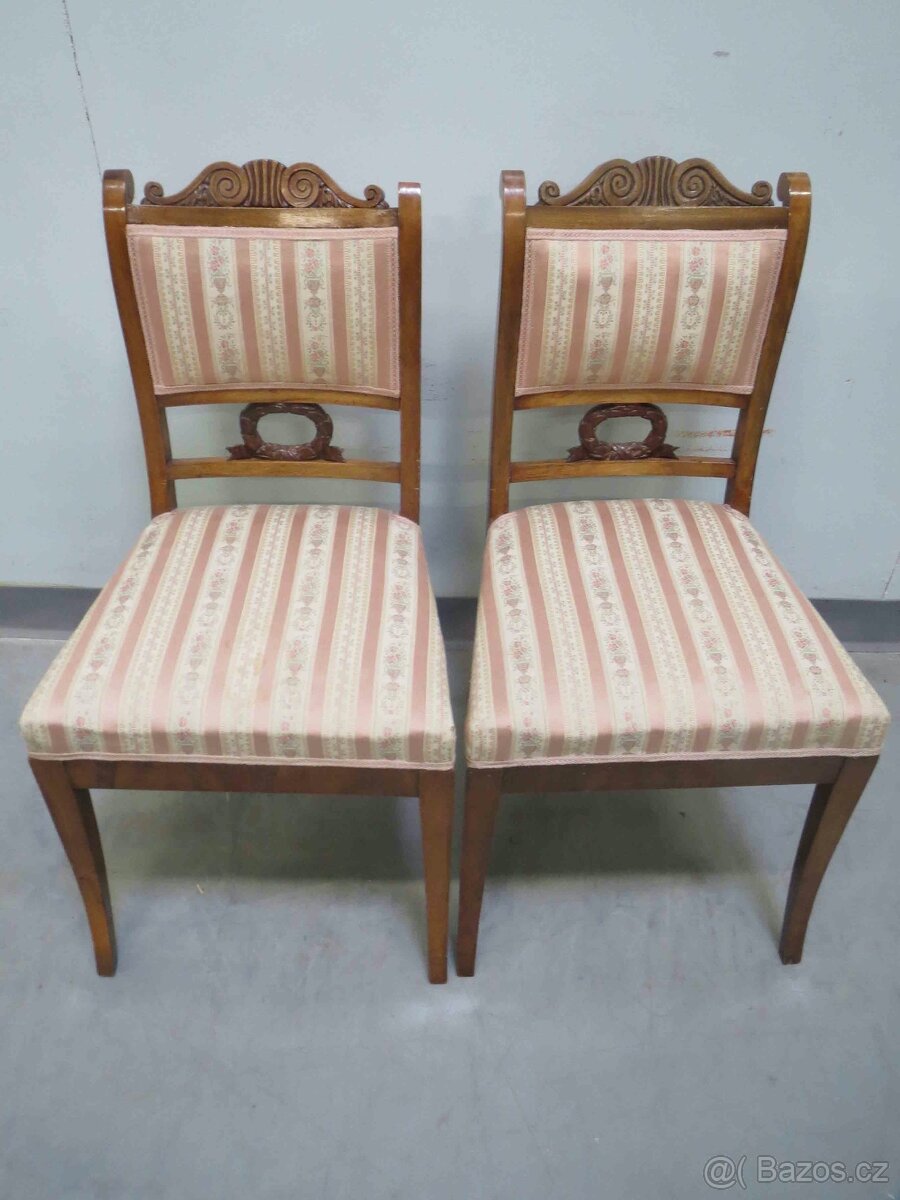 2 x zidle empirovy styl-AKCE