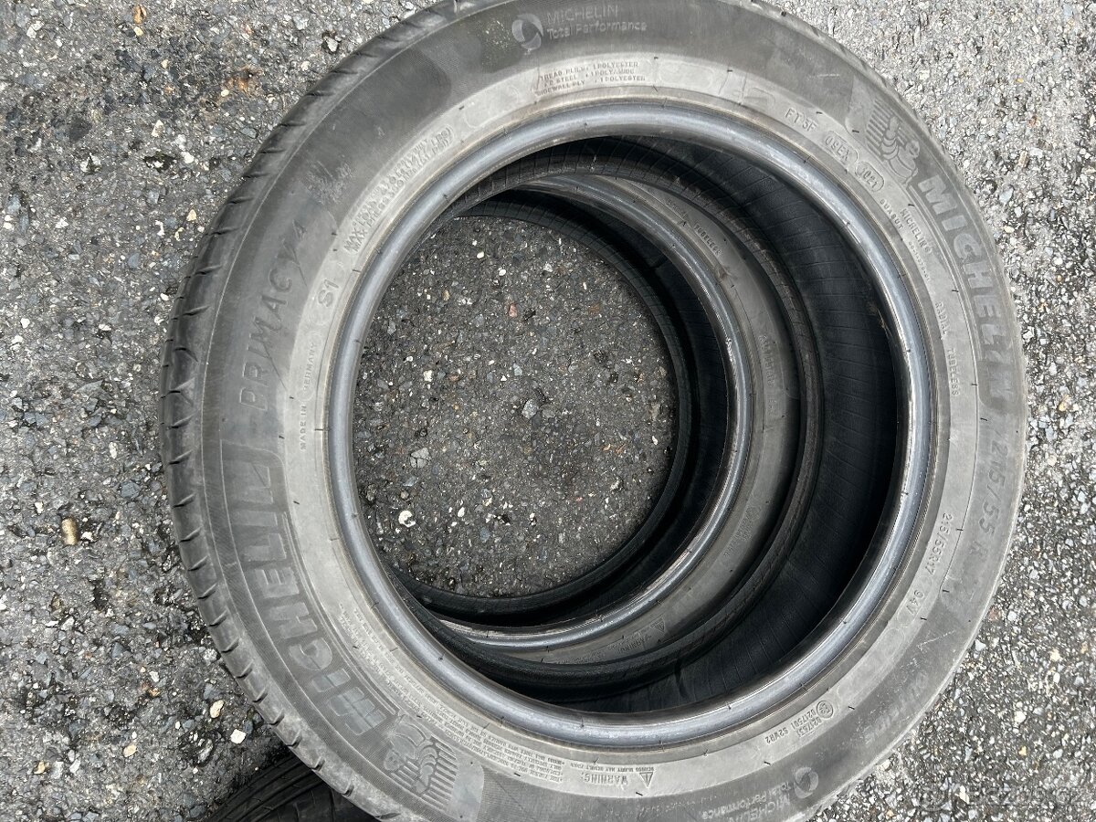 letní pneumatiky Michelin 215/55/17