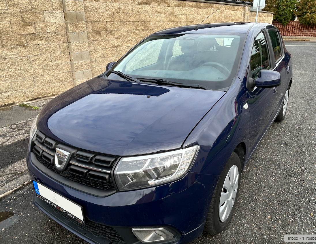 Prodej Dacia Sandero 1.2B 54kW, 2017, jen 62.600 km