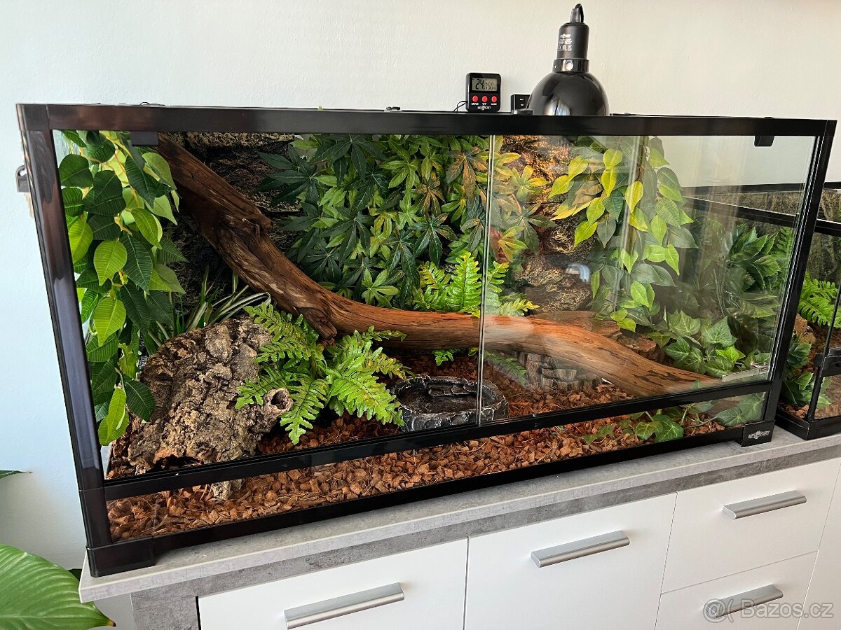 Terárium Repti Planet ( 90 x 45 x 45 cm) + vybavení