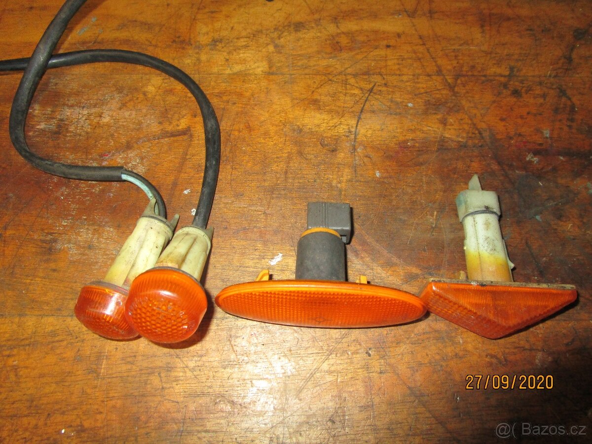 Přepínače retro, blinkry.