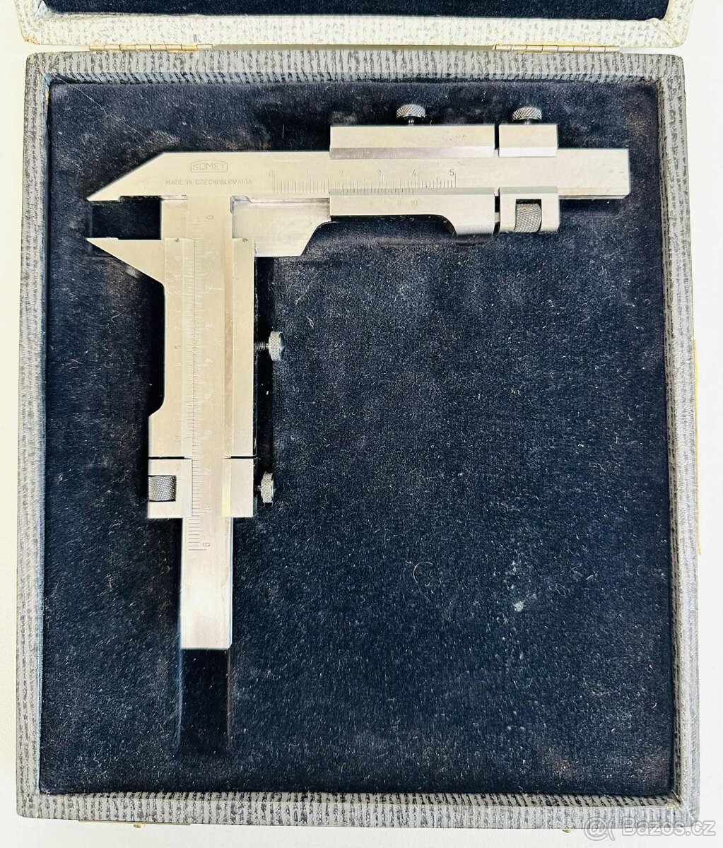 Posuvné měřítko na měření zubů ozubených kol SOMET