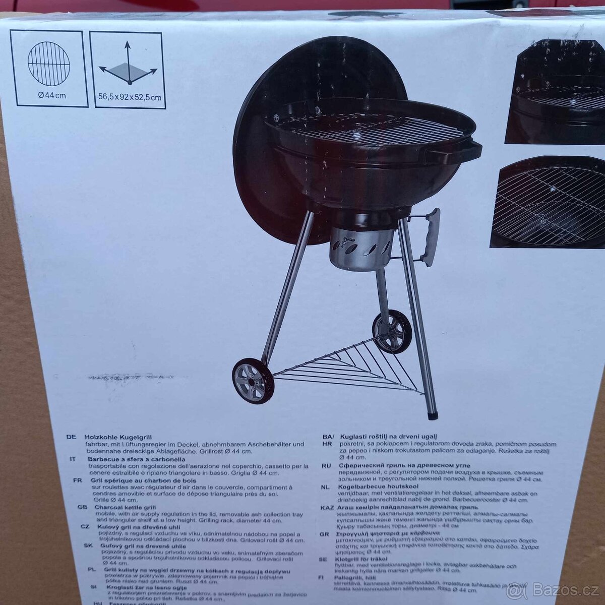 Gril na dřevěné uhlí