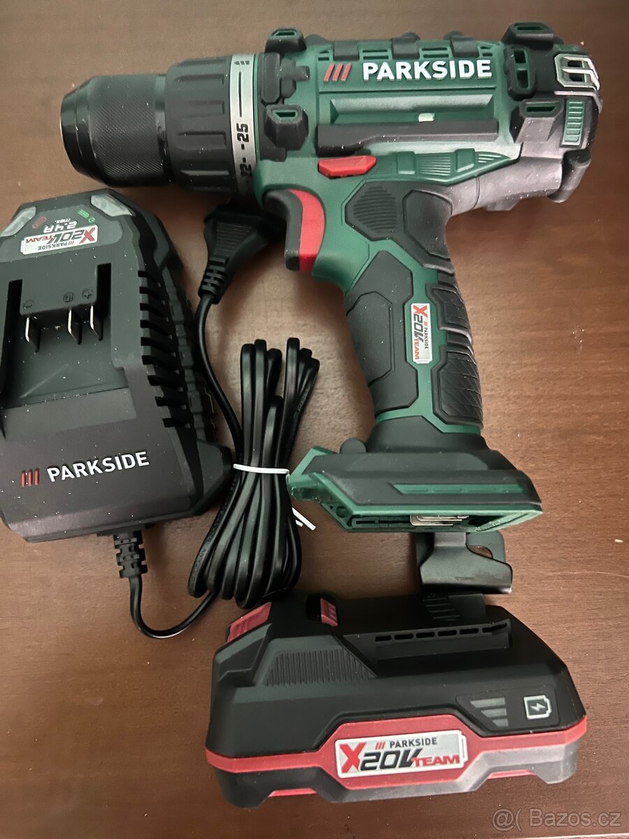 Parkside aku vrtačka / šroubovák nová PC 1.800 Kč