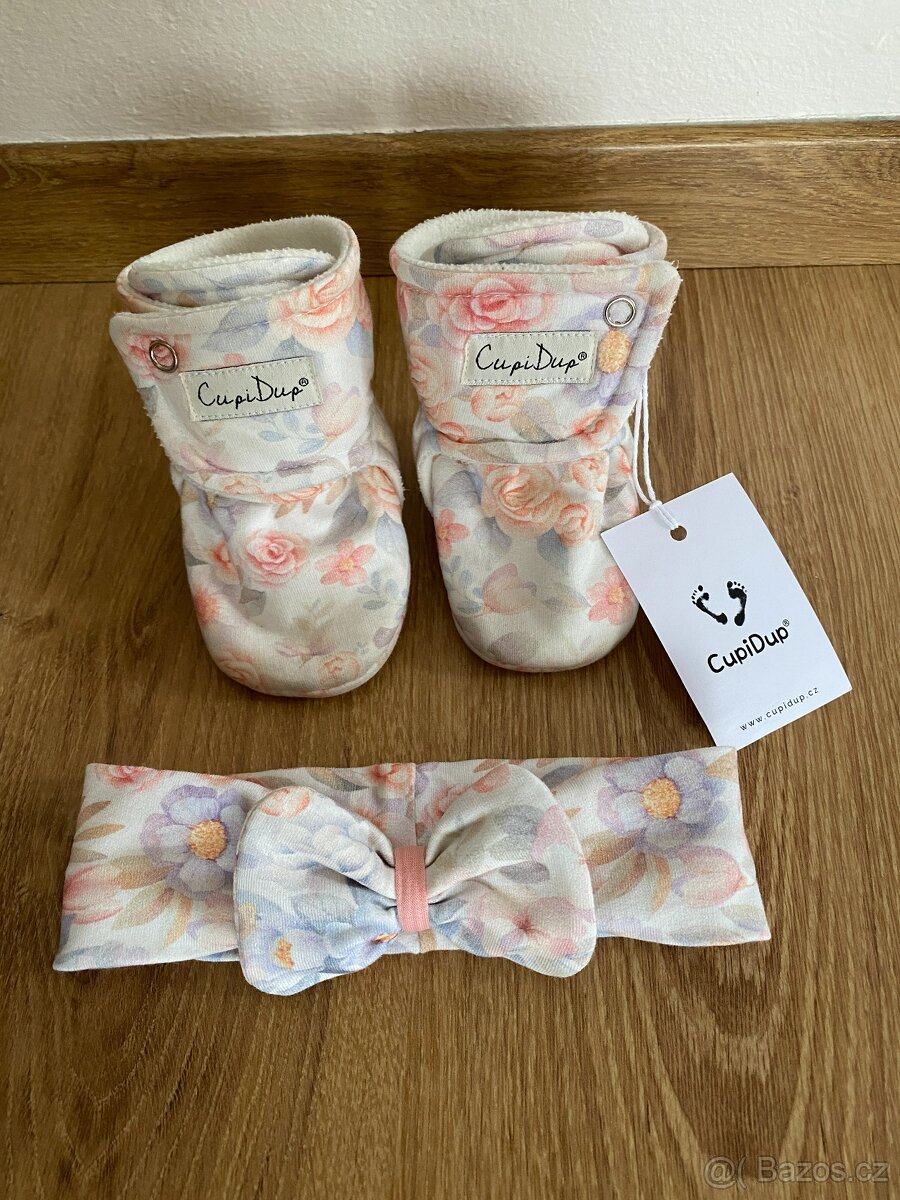 CupiDup capáčky + čelenka vel. 3-6 m (11,5 cm)