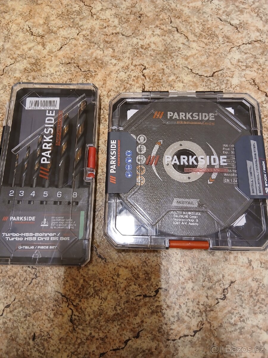 Řezné kotouče a vrtáky