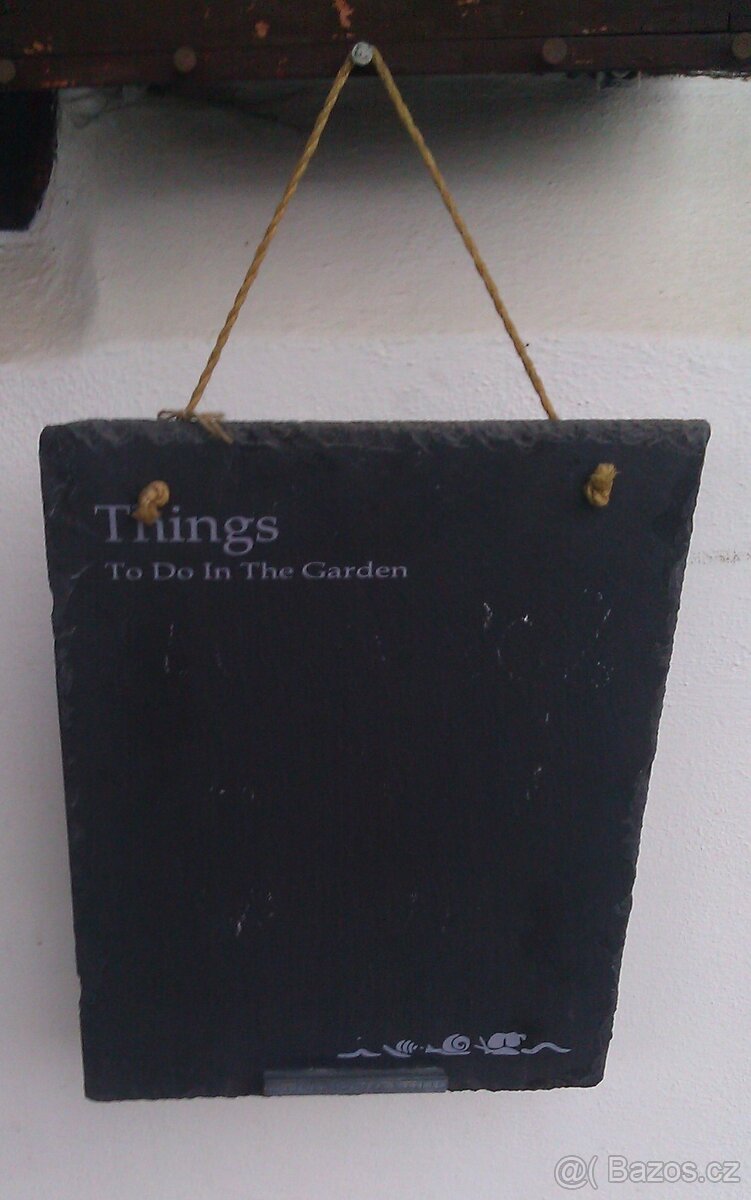 Popisovací tabulka břidlice Things